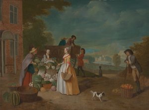 The Vegetable Seller by Peter Angellis